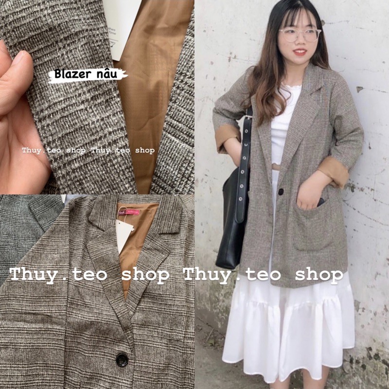 [CLIP- CÓ SẴN] ÁO BLAZER DẠ HÀN QUỐC XINH XẮN