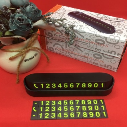 Bảng số điện thoại ô tô- bảng ghi sđt gắn taplo khi đỗ xe- FUTURE CAR