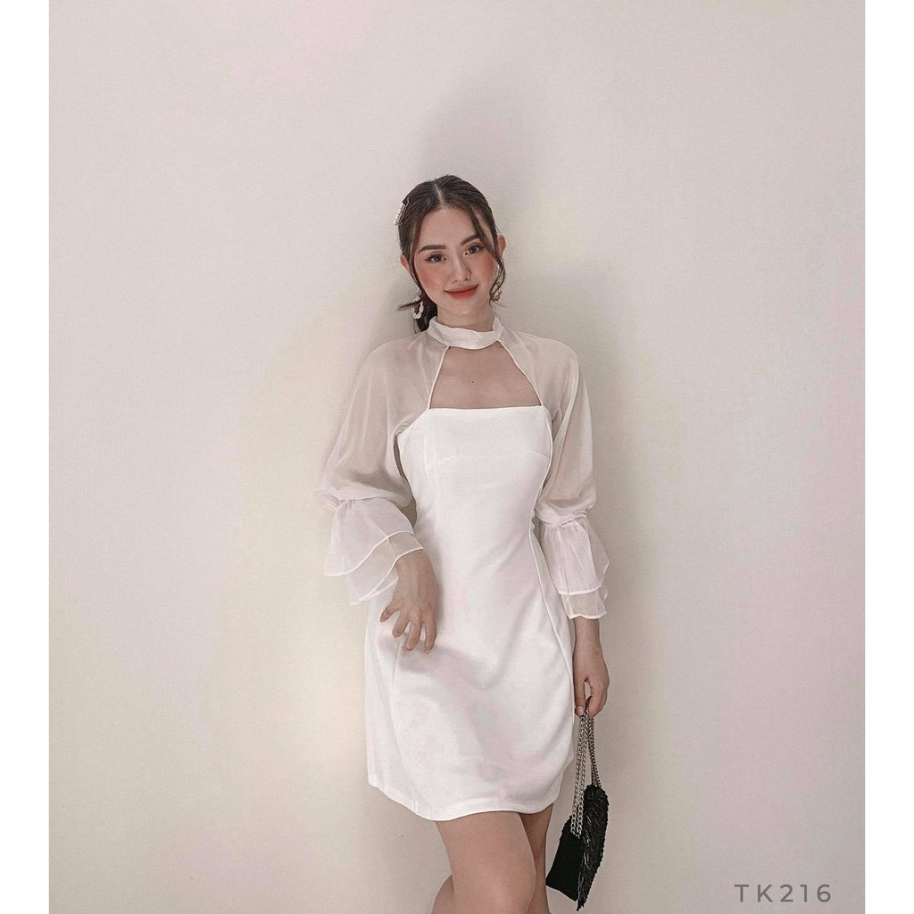 ĐẦM DỰ TIỆC XÒE PHỐI VOAN SIÊU XINH LAGI DRESS