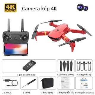 Máy bay điều khiển từ xa E58 Pro camera kép, Flycam E58 pro camera kép 4K