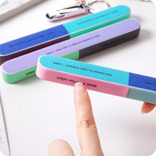 Bộ dụng cụ làm Móng Tay Đánh Bóng Chà Nhám Cát 6 mặt cầm tay đa năng