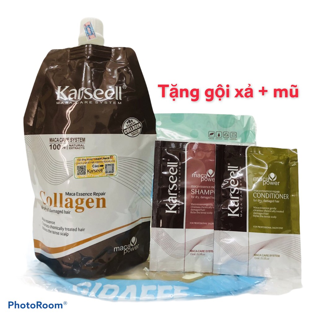 Kem hấp ủ tóc colagen karseell phục hồi tóc hư tổn hương nước hoa 500ml - Dầu ủ tóc karseell chính hãng