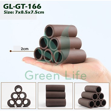 Đồ gốm trang trí bể cá, bể tép cảnh (Mã - GL-GT-166)