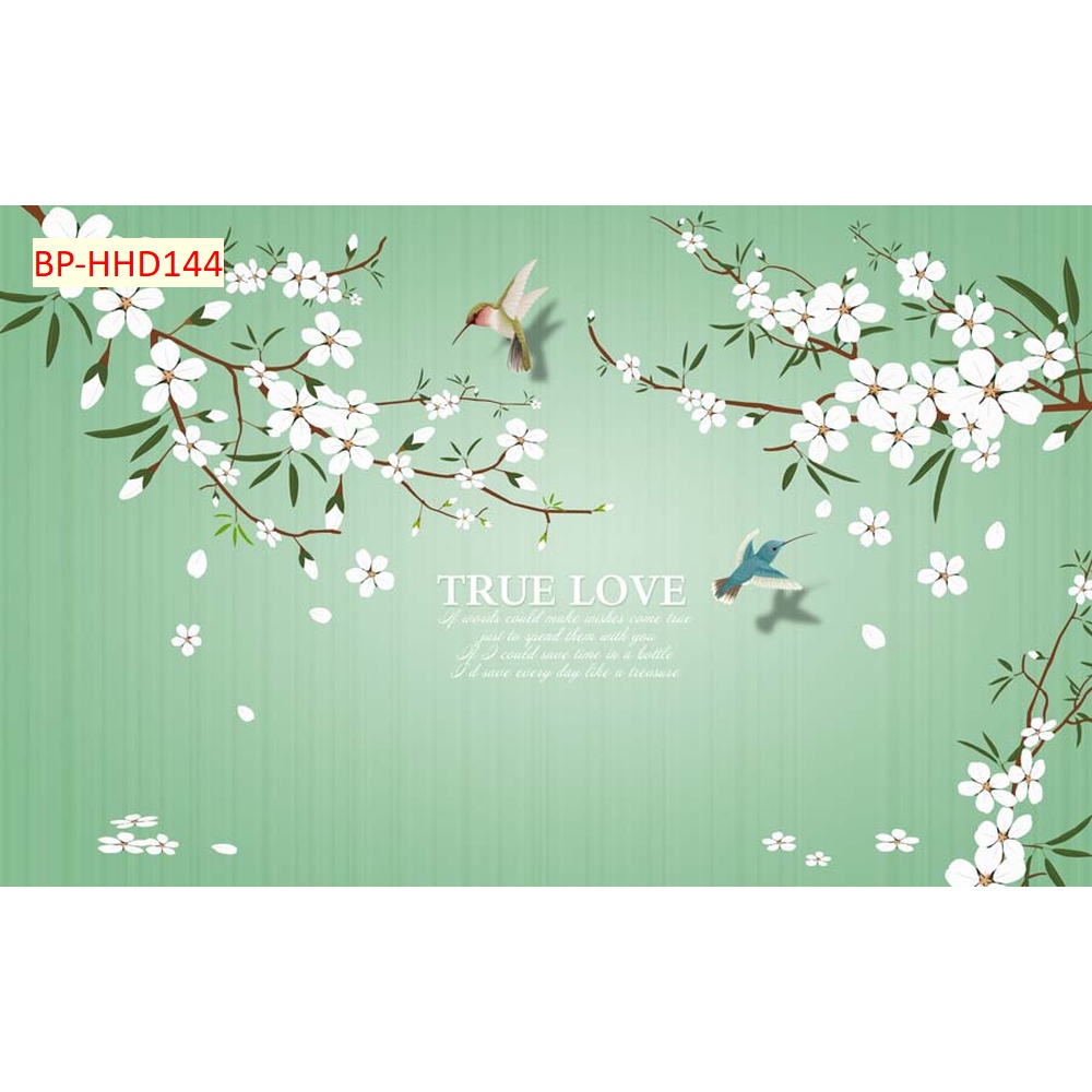 Tranh INDOCHINE dán tường cho khách sạn, nhà nghỉ hình ảnh cành cây thướt tha