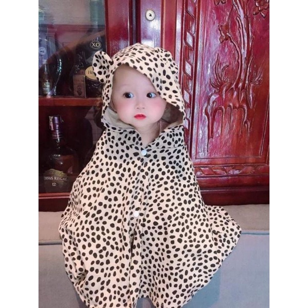 Áo Choàng Chống Nắng - Chống Gió - Chống Bụi Cho Bé Chất Cotton 4 Chiều Mềm Mịn