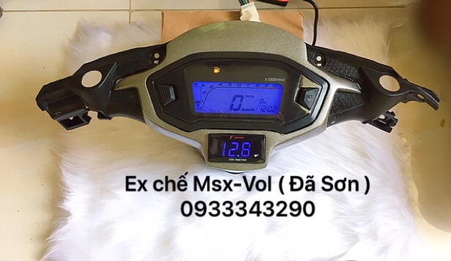 Trọn Bộ Bợ Cổ Ex 135 5 Số Chế Đồng Hồ Msx - Báo Vol