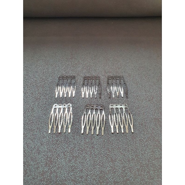 (5 cái)Xược cài tóc 5 răng size 27×39mm, Nguyên liệu làm cài tóc, nguyên liệu diy