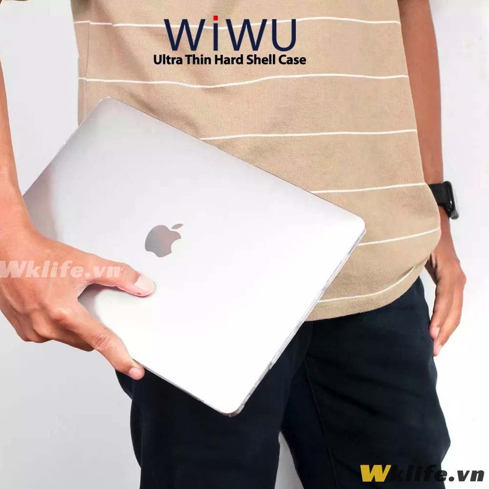 Ốp Macbook Air / Pro Nhám Chống Vân Tay  WiWU iShield Hard Shel Bảo Vệ Toàn Diện