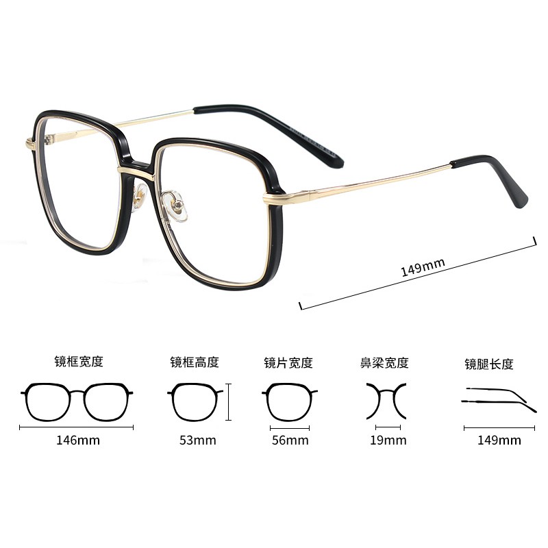 Kính Mát Gọng Trong Suốt Phong Cách Retrojz31711 | BigBuy360 - bigbuy360.vn