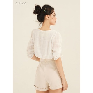 Áo croptop rút tay AA817 GUMAC