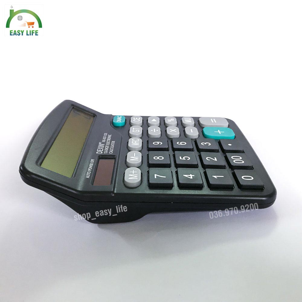 Máy Tính Cầm Tay Dexin 12 Số Dùng Năng Lượng Mặt Trời Hoặc Pin