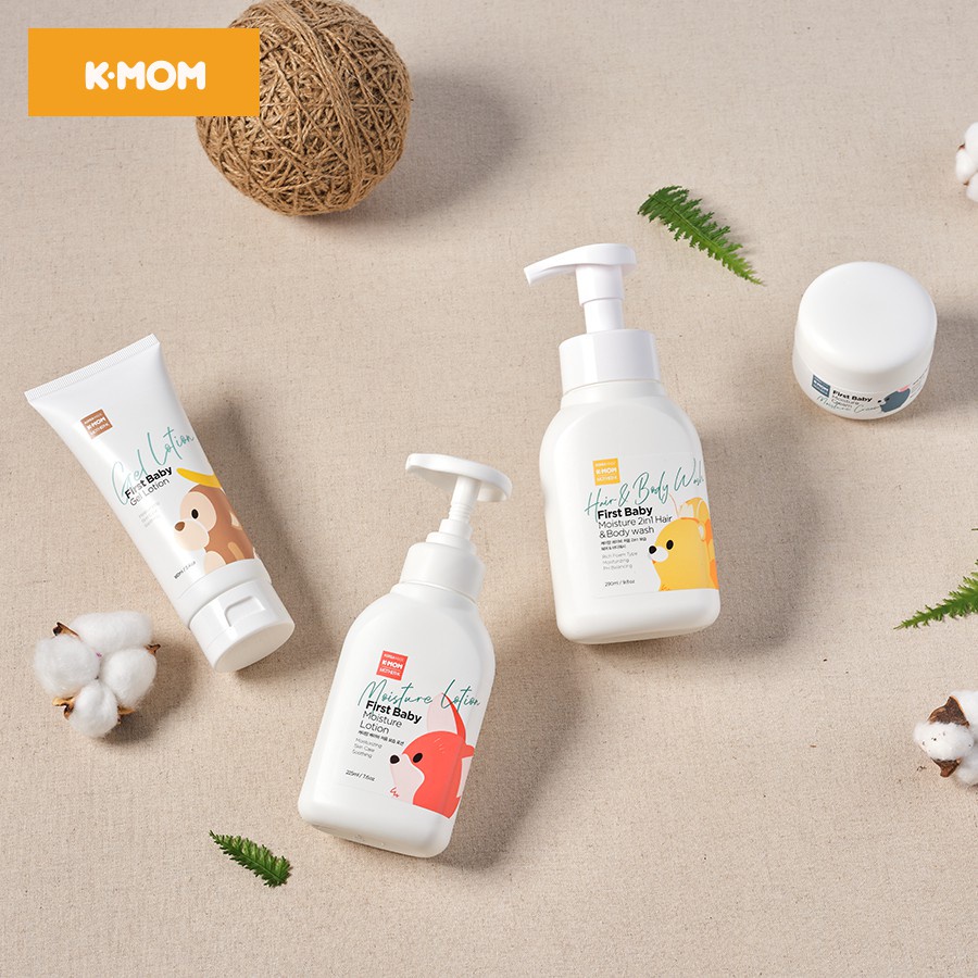 Sữa dưỡng ẩm cho bé K-Mom Hàn Quốc Jojoba hữu cơ 225ml