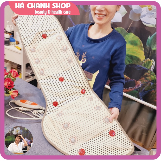 Đai Masssage Giảm Mỡ Bụng Đèn Photon Hồng Ngoại 6 Động Cơ Đai Giảm Béo Rung Quấn Nóng Máy Massage Bụng Mua Đai Tặng Dầu