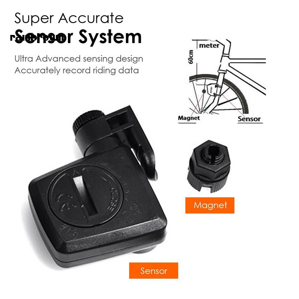 Đồng Hồ Tốc Độ Không Dây Chống Nước Cho Xe Đạp