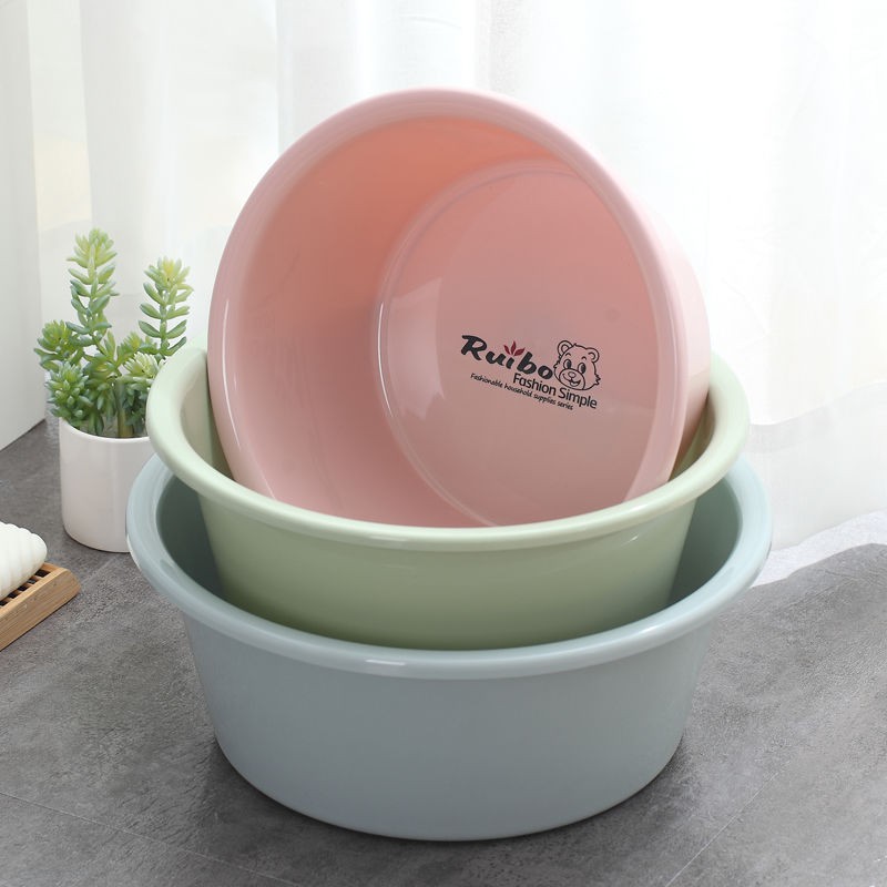 Bộ 3 Chậu Rửa Mặt Bằng Nhựa Dày Dặn Dành Cho Bé | BigBuy360 - bigbuy360.vn