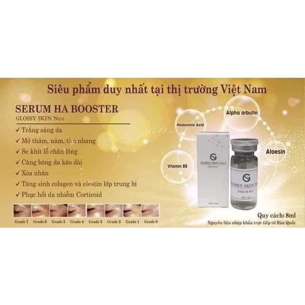 Serum Dưỡng Trắng trẻ hóa da, Cấp Ẩm, Siêu Căng Bóng Da Giúp Da Đàn Hồi & Săn Chắc - HA Booster III Kamel
