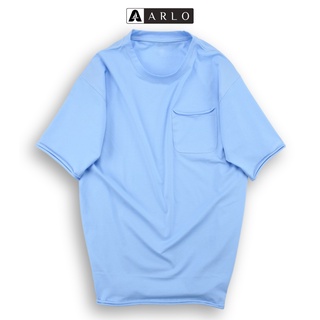 Áo thun trơn basic unisex cổ tròn chất liệu cotton - arlo