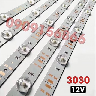 Đèn led thanh 12v 3030, combo 5 thanh