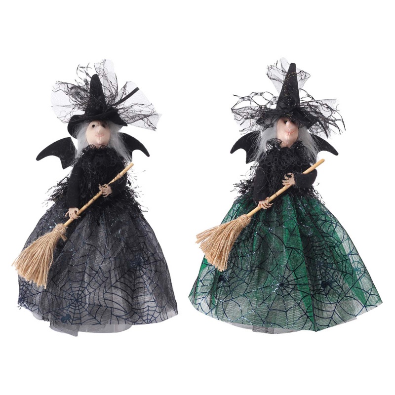 Búp Bê Phù Thủy Trang Trí Halloween Sáng Tạo