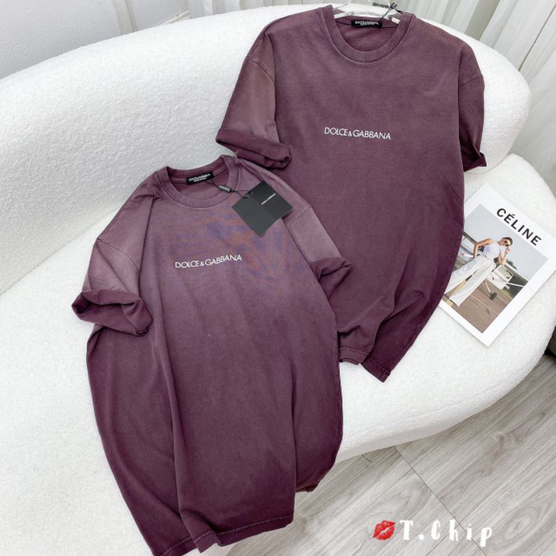 Áo phông loang chữ DG hàng QCL1