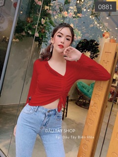 Áo lụa rút eo siêu xinh - CÓ VIDEO ẢNH THẬT