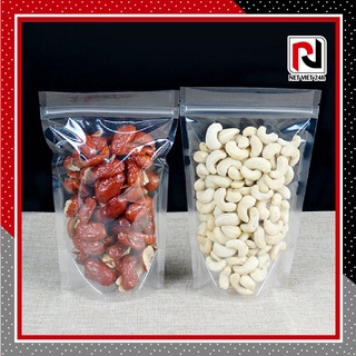 Túi Zipper đáy đứng 2 Mặt Trong đựng trà sữa, đồ ăn vặt (Nhận in riêng theo yêu cầu)