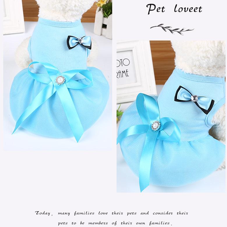 Đầm Thoáng Khí Dễ Thương Cho Thú Cưng Size Xs-2Xl
