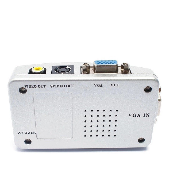 Bộ chuyển đổi VGA sang Video, Svideo VGA to AV - VGA to AV - DC301