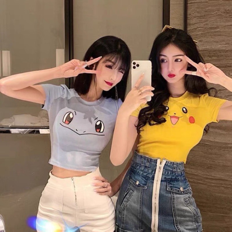 ÁO CROPTOP IN HÌNH