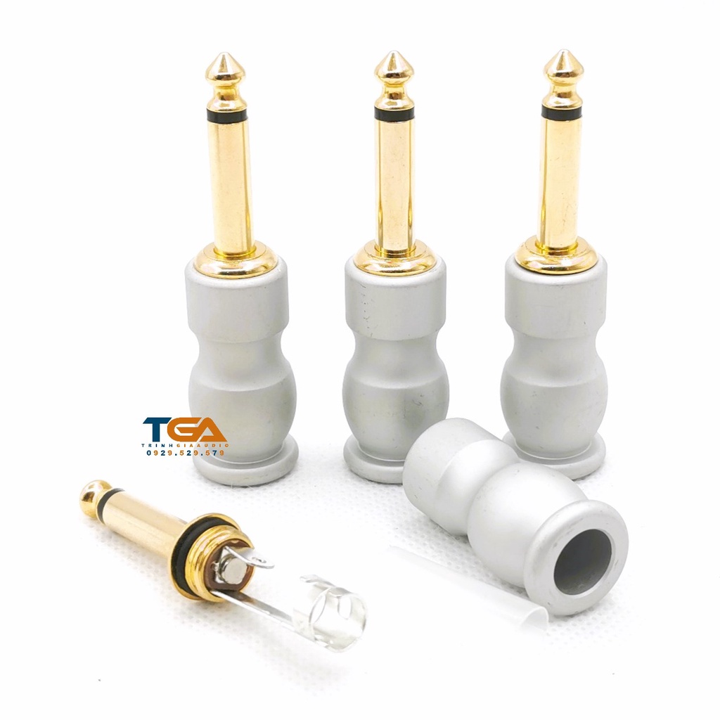 Jack rắc 6ly, 6.5ly , mono 2 khấc, thân vỏ nhôm sơn phủ.