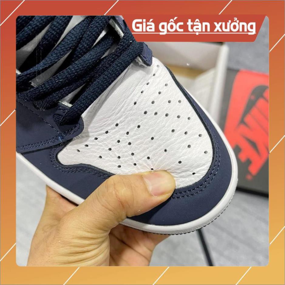 [FreeShip+ Hàng Xịn]  Giày Sneaker Cổ Cao | JD1 | Giày Thể Thao - Jordan 1 High COJP Midnight Navy