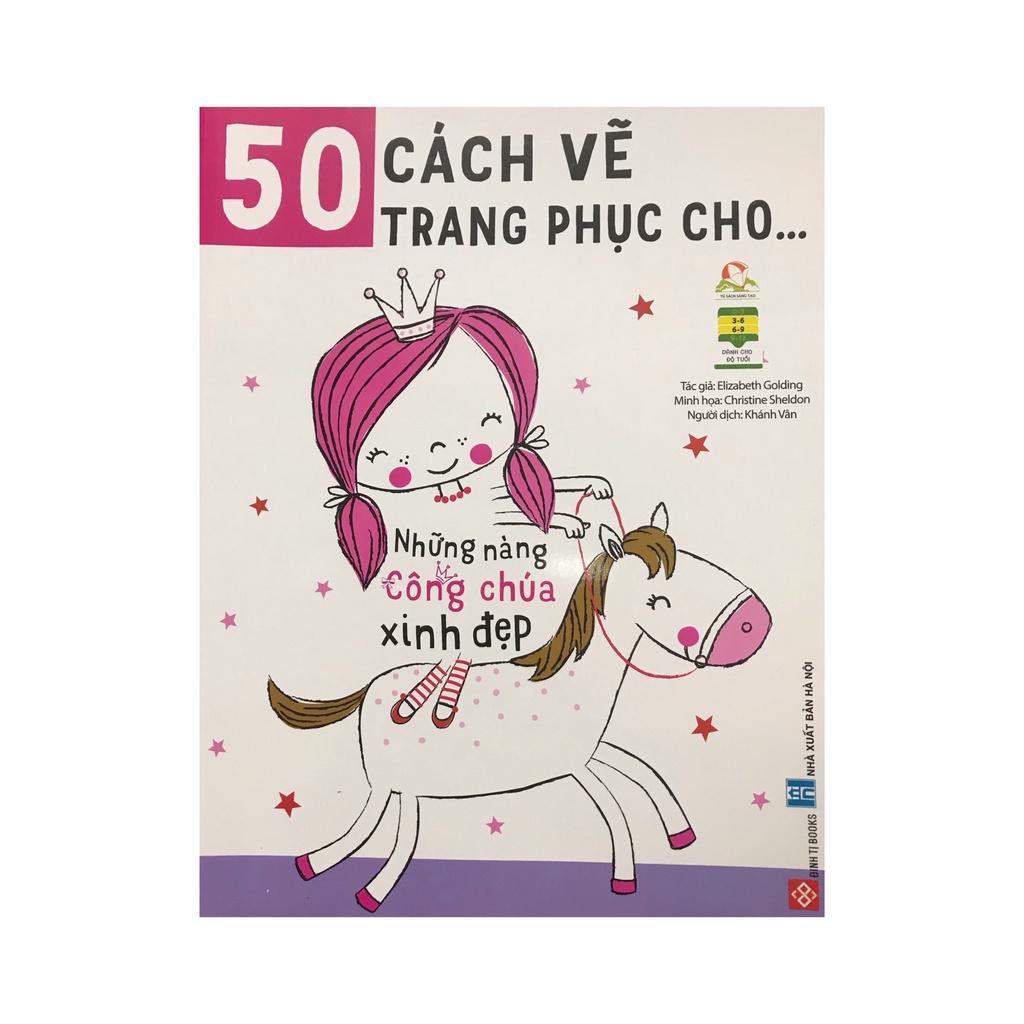 Sách - 50 cách vẽ trang phục cho...- Những nàng công chúa xinh đẹp (Đinh Tị )