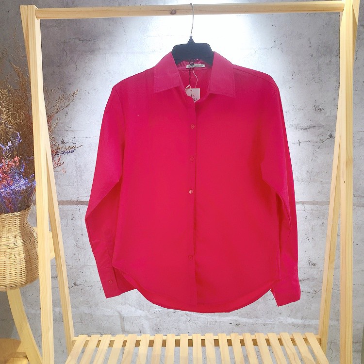 Áo Sơ Mi Unisex Nam Nữ Chất Kak Full Màu Mr Smile 99 Shop