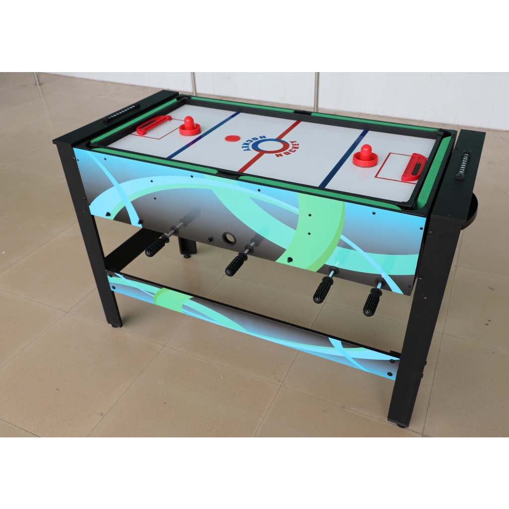 Bàn Bi Lắc Cỡ Lớn 4 Trong 1 Bida, Bóng Bàn, Khúc Côn Cầu,Đầy Đủ Phụ Kiện,Bi A, Air Hockey Mini Gia Đình Văn Phòng Hanana