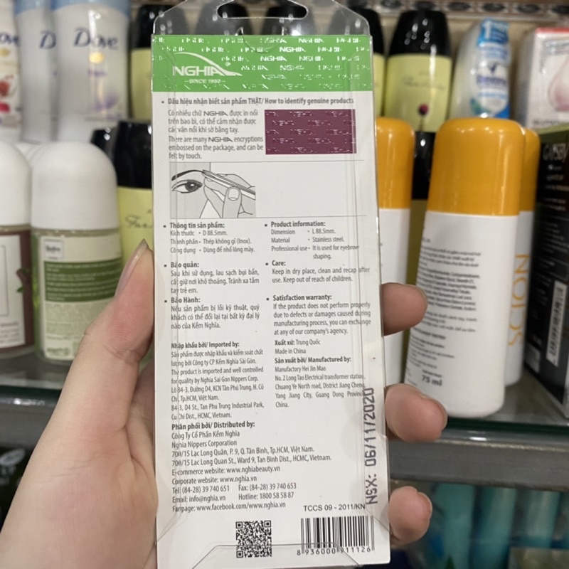 Nhíp vỉ giấy N.407 - Kềm Nghĩa