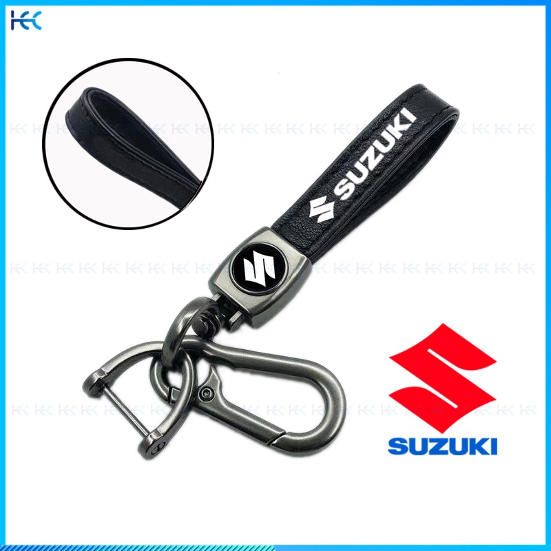 Móc Khóa Da Kim Loại Có logo Cho Suzuki