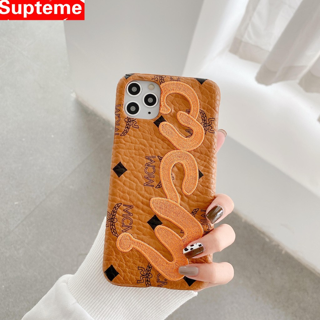 Ốp Điện Thoại Thêu Họa Tiết Graffiti Cỡ Lớn Mcm2020 Cho Iphone 12