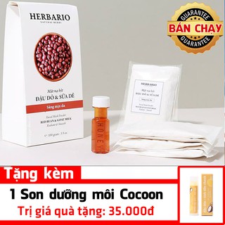 Mặt nạ bột đậu đỏ và sữa dê sáng mịn da 100gr