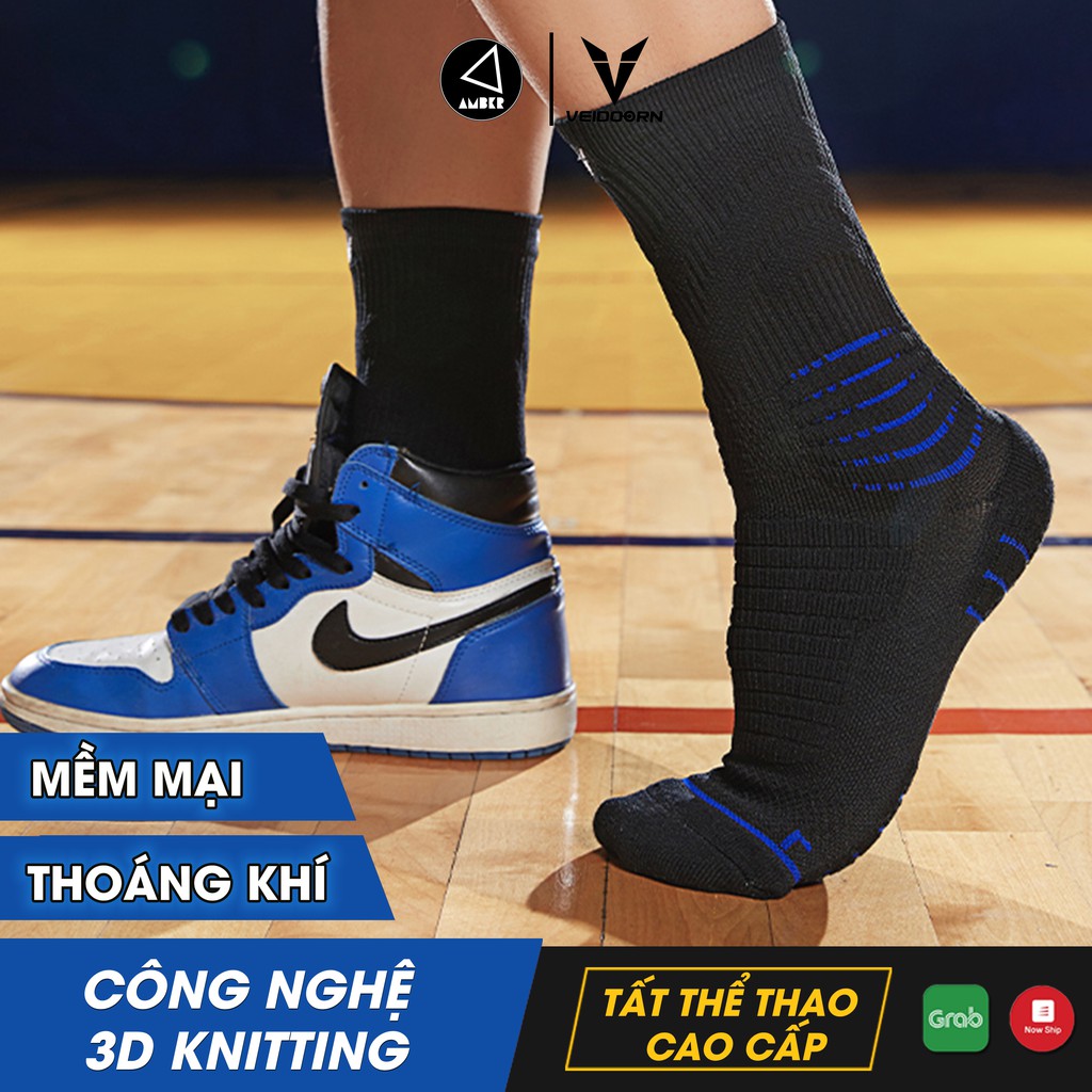 Tất Nam Nữ Cao Cổ Veidoorn, Thể Thao Thời Trang Cao Cấp VT003 - AMBERVIETNAM