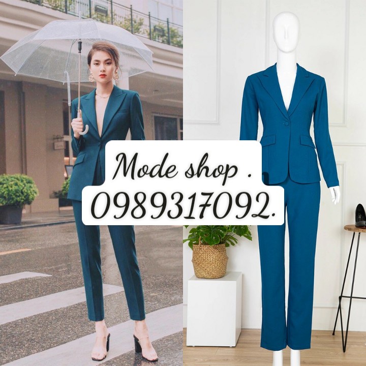 Bộ áo vest tay dài quần tây (HÀNG CAO CẤP ẢNH THẬT)