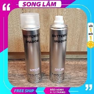 Gôm xịt tóc tạo kiểu Butterfly Shadow 600ml, Gôm xịt tóc tăng độ cứng, tạo kiểu giữ nếp cực lâu