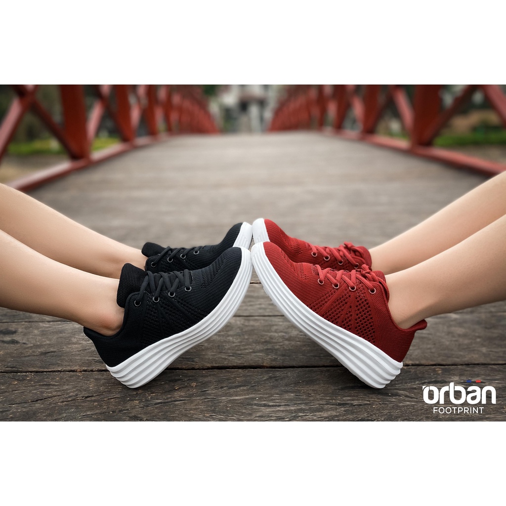 Giày Sneaker Nữ Urban UB2109 full màu thời trang êm mềm thoáng mát