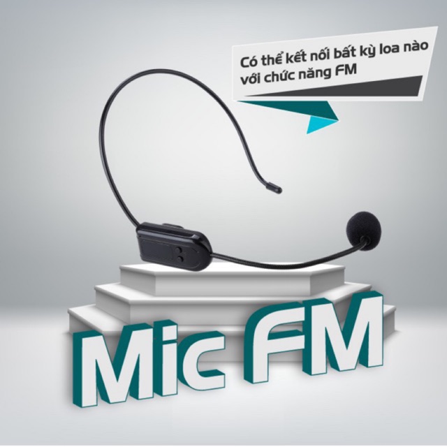 [Mã ELHACE giảm 4% đơn 300K] Mic không dây FM dùng cho máy trợ giảng( có FM)