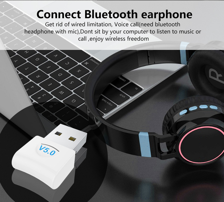 Usb Bluetooth 5.0 V5.0 Cho Máy Tính