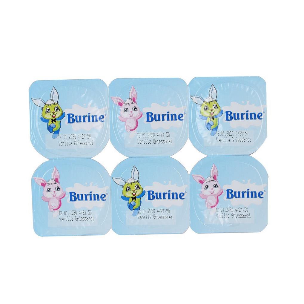 Cháo sữa Burine đủ vị | chính hãng | date mới 10/2021 [1 Lốc 6 Hủ - không vỏ hộp]