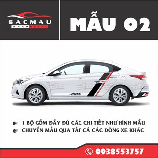 TEM XE HYUNDAI ACCENT (7 MẪU MỚI NHẤT)