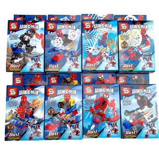 Đồ Chơi xếp hình Robot Người Nhện Spider-Man