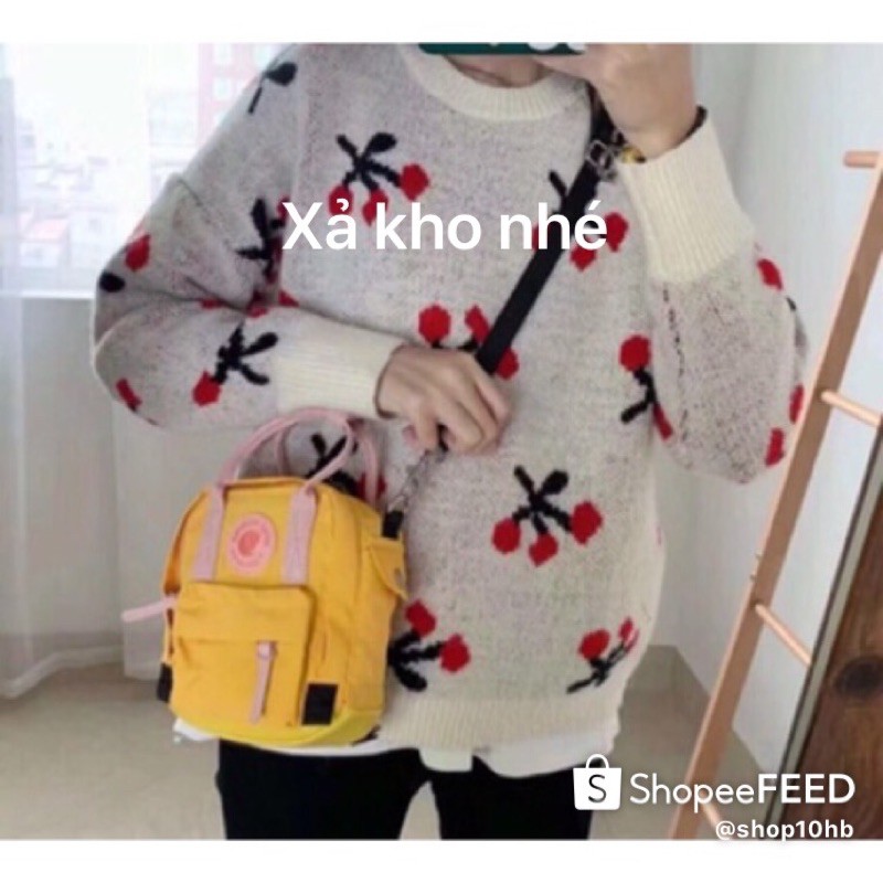 Túi đeo chéo, kết hợp balo Kanken Mini có sẵn