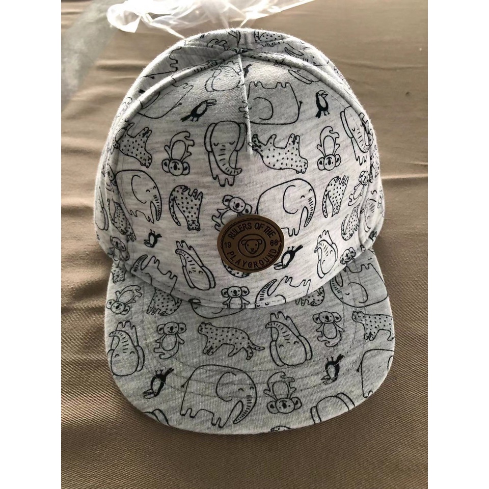 Mũ lưỡi trai cho bé trai 0m-6 tuổi Hm hình ngộ nghĩnh, Nón trẻ em hàng xuất kiểu dáng thời trang