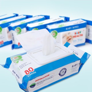 Combo 5 gói khăn ướt Baby Health loại 80 tờ